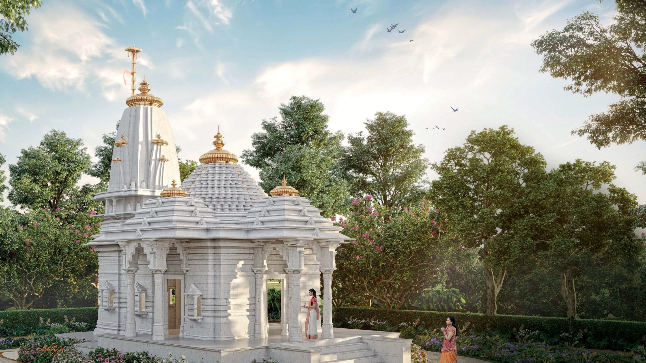 Lodha Woods Jain temple & Upashraya
