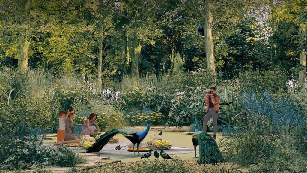 50,000 Sqft of Central Forest - Garden of Eden with 1000 species of trees