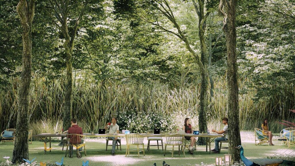 Social and meeting spaces/ cabanas/ seating
